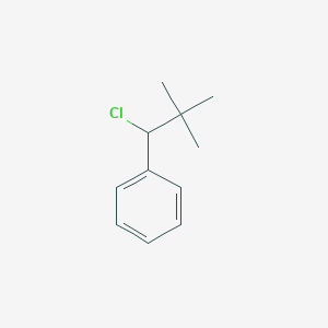 molecular formula C11H15Cl B1652995 (1-Chloro-2,2-dimethylpropyl)benzene CAS No. 1688-17-1