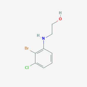 2-(2-Bromo-3-chloroanilino)ethanol