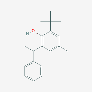 2-tert-Butyl-4-methyl-6-(alpha-methylbenzyl)phenol