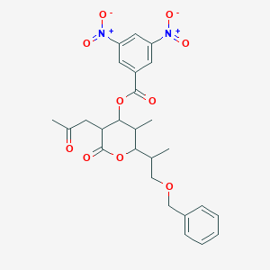 molecular formula C26H28N2O10 B165302 Doppm-valerolactone dino2Ph CAS No. 138847-00-4