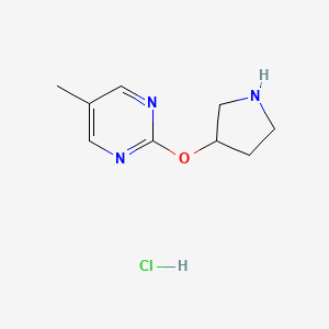 5-Methyl-2-(pyrrolidin-3-yloxy)pyrimidine hydrochloride