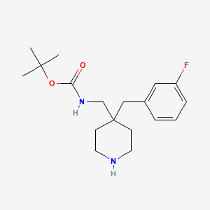 tert-Butyl [4-(3-fluorobenzyl)piperidin-4-yl]methylcarbamate