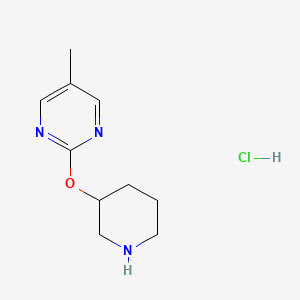 5-Methyl-2-(piperidin-3-yloxy)pyrimidine hydrochloride