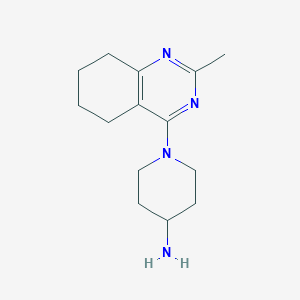 1-(2-Methyl-5,6,7,8-tetrahydroquinazolin-4-yl)piperidin-4-amine