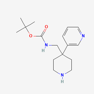 tert-Butyl [4-(pyridin-3-yl)piperidin-4-yl]methylcarbamate
