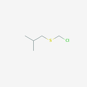 molecular formula C5H11ClS B1653044 Isobutyl chloromethyl sulfide CAS No. 1708-72-1