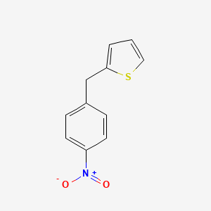 molecular formula C11H9NO2S B1653075 2-[(4-Nitrophenyl)methyl]thiophene CAS No. 172508-14-4