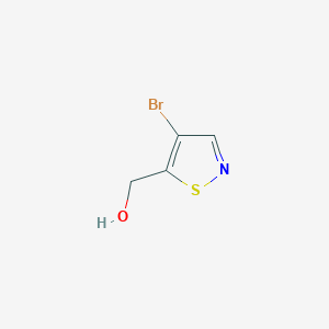 molecular formula C4H4BrNOS B1653080 (4-Bromo-1,2-thiazol-5-yl)methanol CAS No. 17265-62-2