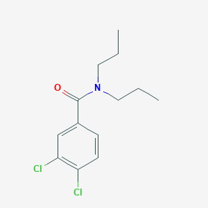 molecular formula C13H17Cl2NO B1653082 3,4-dichloro-N,N-dipropylbenzamide CAS No. 17271-11-3