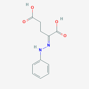 (2E)-2-(phenylhydrazinylidene)pentanedioic acid
