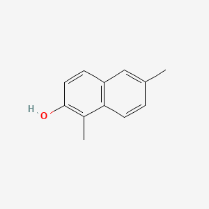 molecular formula C12H12O B1653095 2-Naphthol, 1,6-dimethyl- CAS No. 17324-10-6