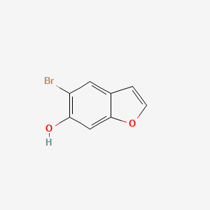 molecular formula C8H5BrO2 B1653096 5-Bromobenzofuran-6-ol CAS No. 173290-19-2