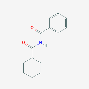 molecular formula C14H17NO2 B1653105 Benzamide, N-(cyclohexylcarbonyl)- CAS No. 1738-55-2