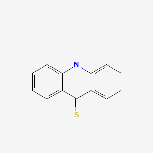 molecular formula C14H11NS B1653114 N-Methylthioacridone CAS No. 17435-19-7