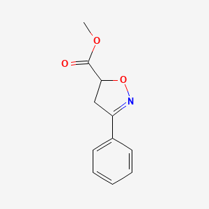 Methyl 3-phenyl-4,5-dihydroisoxazole-5-carboxylate