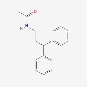 molecular formula C17H19NO B1653146 N-(3,3-diphenylpropyl)acetamide CAS No. 17665-85-9