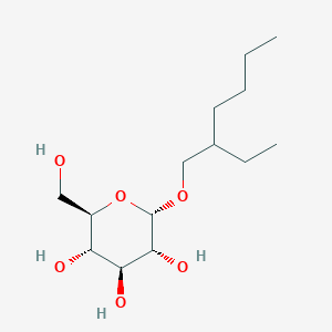 molecular formula C14H28O6 B165315 alpha-D-Glucopyranoside, 2-ethylhexyl CAS No. 125590-73-0