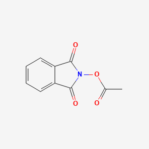 molecular formula C10H7NO4 B1653164 N-acetoxyphthalimide CAS No. 17720-64-8