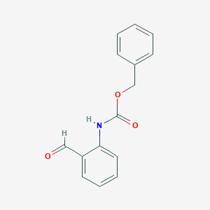 molecular formula C15H13NO3 B165318 Benzyl (2-formylphenyl)carbamate CAS No. 127506-06-3