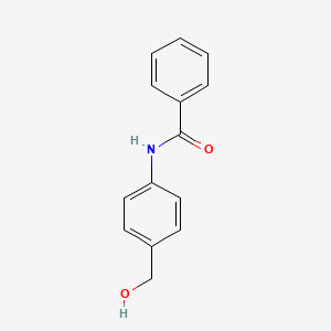 molecular formula C14H13NO2 B1653202 N-[4-(Hydroxymethyl)phenyl]benzamide CAS No. 179057-17-1