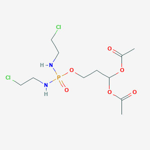molecular formula C11H21Cl2N2O6P B165322 Acetaldoifosphamide CAS No. 132432-63-4