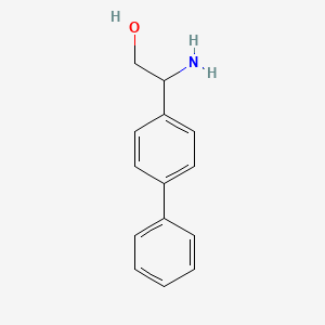 molecular formula C14H15NO B1653270 2-Amino-2-(4-phenylphenyl)ethan-1-OL CAS No. 179811-74-6