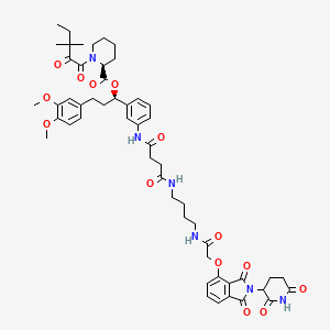 molecular formula C53H64N6O14 B1653282 dFKBP-1 CAS No. 1799711-22-0