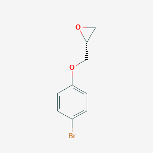 molecular formula C9H9BrO2 B165331 (R)-2-((4-Bromophenoxy)methyl)oxirane CAS No. 129098-56-2