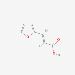 molecular formula C7H6O3 B165335 3-(2-Furyl)acrylic acid CAS No. 539-47-9