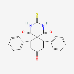 7,11-Diphenyl-3-thioxo-2,4-diazaspiro[5.5]undecane-1,5,9-trione
