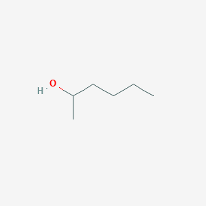 molecular formula C6H14O<br>CH3(CH2)3CHOHCH3<br>C6H14O B165339 2-Hexanol CAS No. 626-93-7