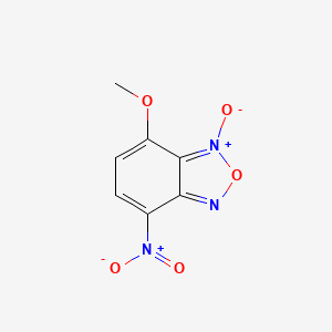 B1653436 2,1,3-Benzoxadiazole, 4-methoxy-7-nitro-, 3-oxide CAS No. 18378-09-1