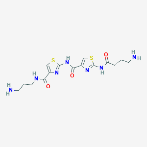 molecular formula C15H21N7O3S2 B165345 Thia-net CAS No. 127942-31-8