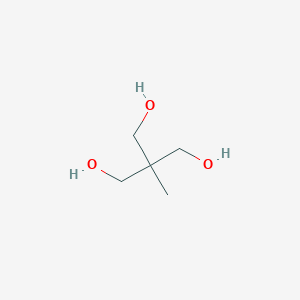 molecular formula C5H12O3 B165348 1,1,1-Tris(hydroxymethyl)ethane CAS No. 77-85-0