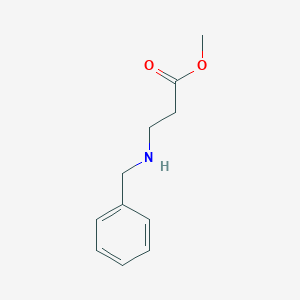 molecular formula C11H15NO2 B016535 Methyl 3-(benzylamino)propanoate CAS No. 23574-01-8