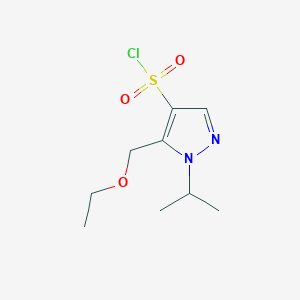 5-(ethoxymethyl)-1-isopropyl-1H-pyrazole-4-sulfonyl chloride