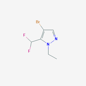 4-bromo-5-(difluoromethyl)-1-ethyl-1H-pyrazole