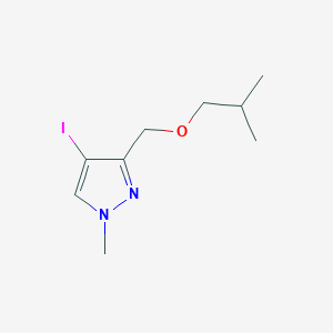 4-iodo-3-(isobutoxymethyl)-1-methyl-1H-pyrazole