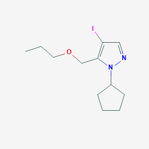 1-cyclopentyl-4-iodo-5-(propoxymethyl)-1H-pyrazole