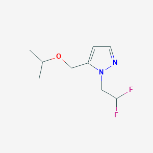 1-(2,2-difluoroethyl)-5-(isopropoxymethyl)-1H-pyrazole