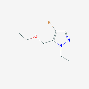 4-bromo-5-(ethoxymethyl)-1-ethyl-1H-pyrazole