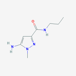5-amino-1-methyl-N-propyl-1H-pyrazole-3-carboxamide