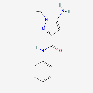 5-amino-1-ethyl-N-phenyl-1H-pyrazole-3-carboxamide