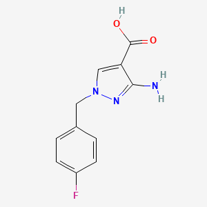 3-amino-1-(4-fluorobenzyl)-1H-pyrazole-4-carboxylic acid