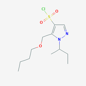 5-(butoxymethyl)-1-sec-butyl-1H-pyrazole-4-sulfonyl chloride