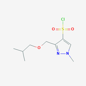 3-(isobutoxymethyl)-1-methyl-1H-pyrazole-4-sulfonyl chloride