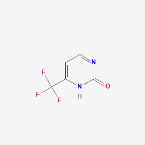 molecular formula C5H3F3N2O B016536 2-Hydroxy-4-(trifluoromethyl)pyrimidine CAS No. 104048-92-2