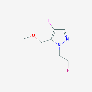 1-(2-fluoroethyl)-4-iodo-5-(methoxymethyl)-1H-pyrazole
