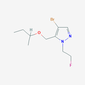 4-bromo-5-(sec-butoxymethyl)-1-(2-fluoroethyl)-1H-pyrazole