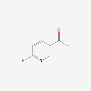 molecular formula C6H3F2NO B1653616 6-Fluoropyridine-3-carbonyl fluoride CAS No. 1858251-26-9